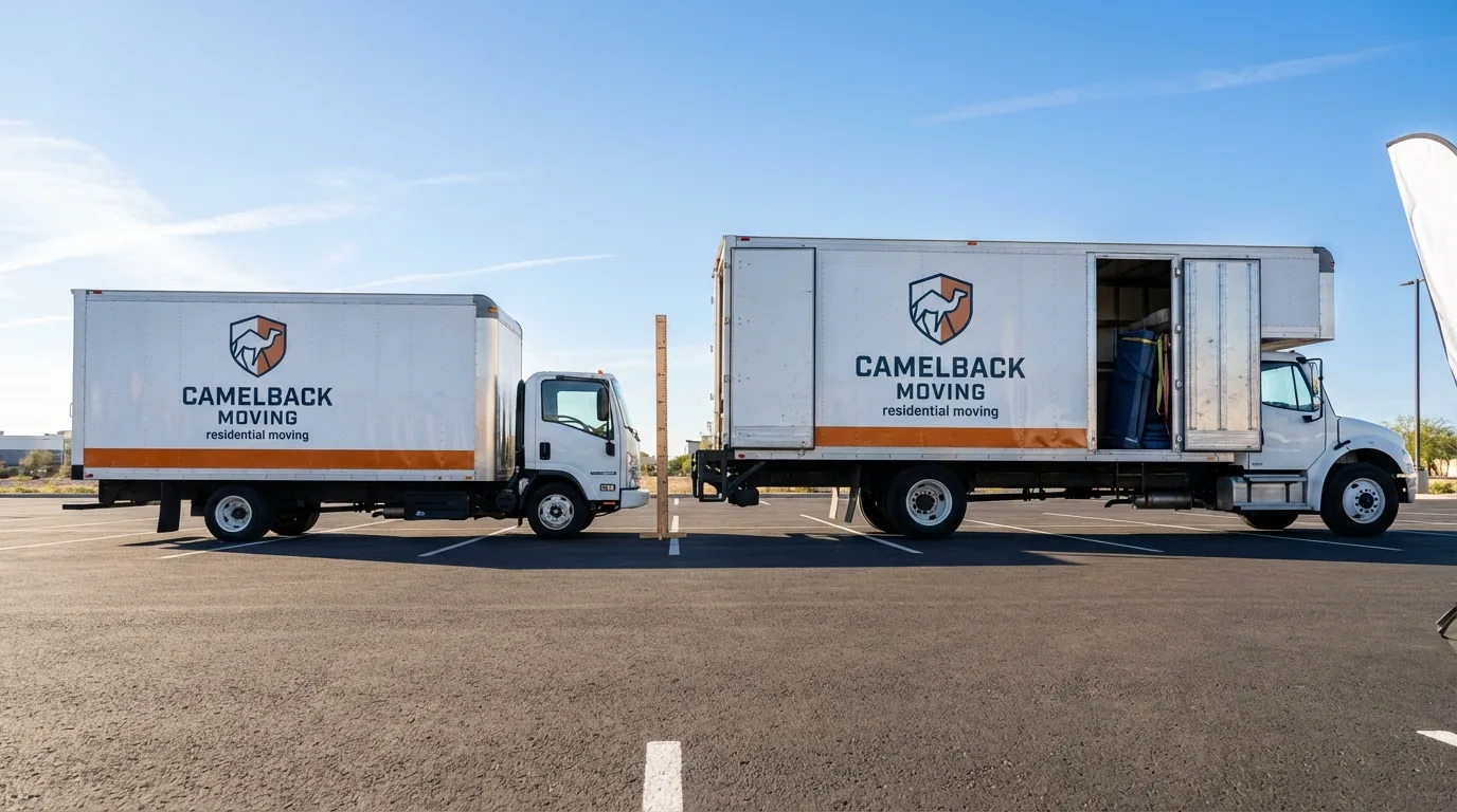 Moving truck size capacity guide in West Liberty